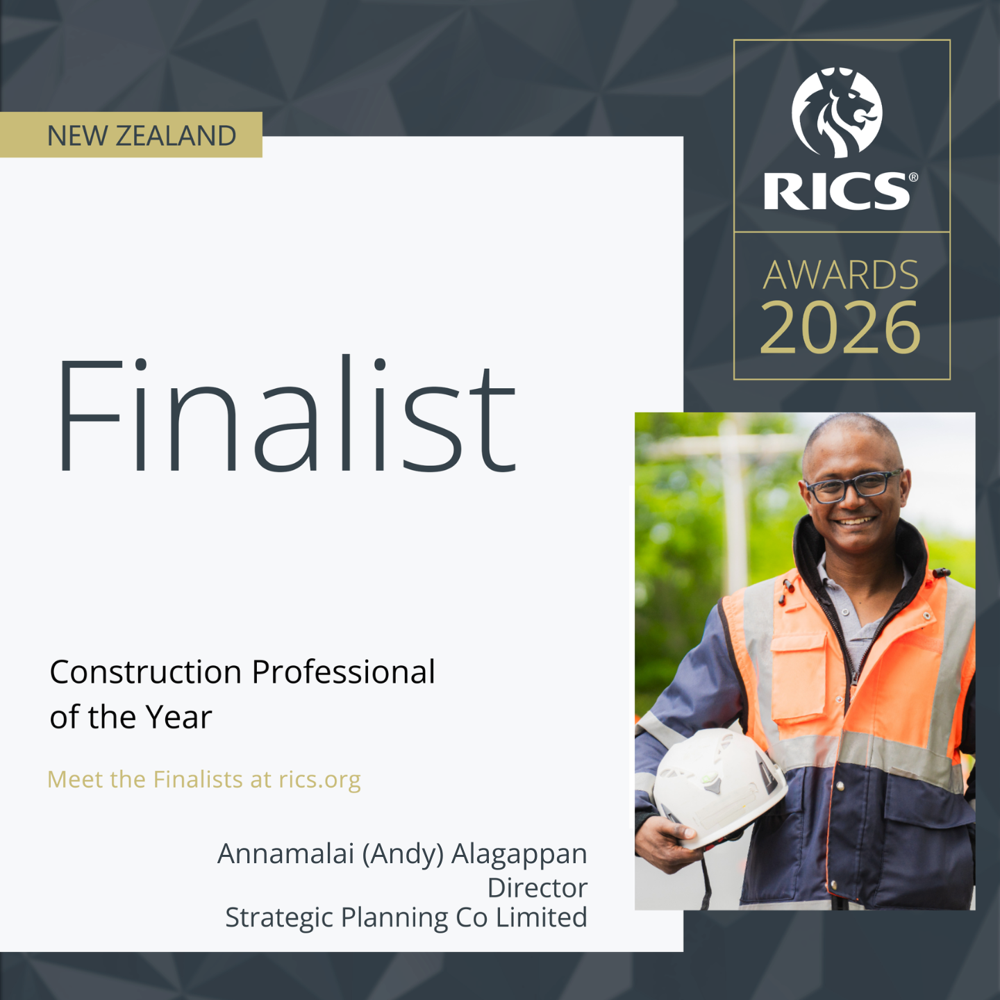 Construction Professional of the Year award