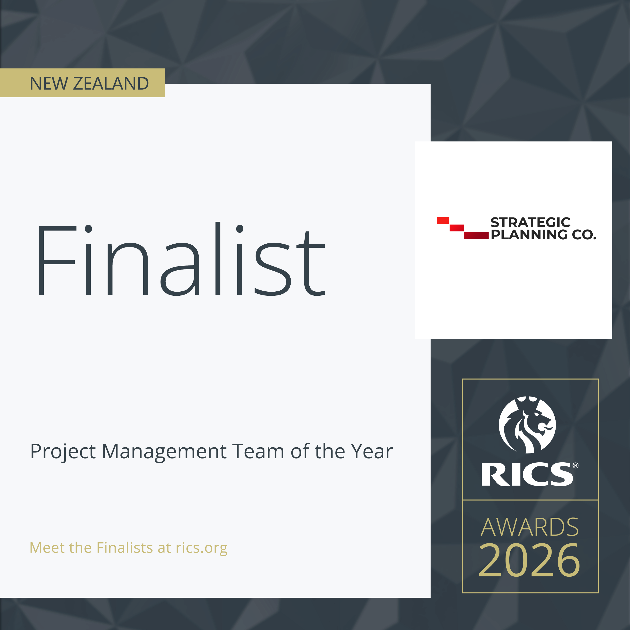 Project Management Team of the Year award